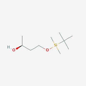 molecular formula C10H24O2Si B8420566 (S)-4-(tert-Butyldimethylsiloxy)-2-butanol 
