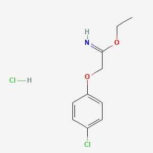Ethyl 2-(4-chlorophenoxy)acetimidate hydrochloride