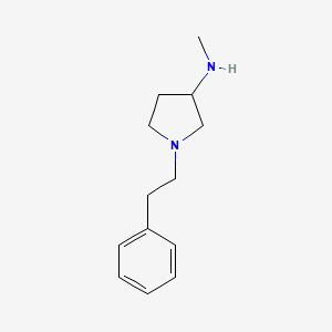 N-Methyl-1-phenethylpyrrolidin-3-amine