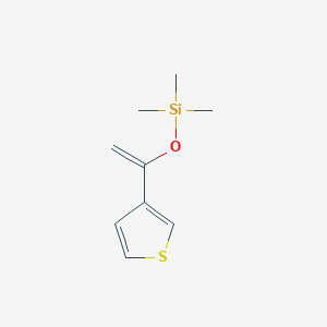 Trimethyl((1-(thiophen-3-yl)vinyl)oxy)silane