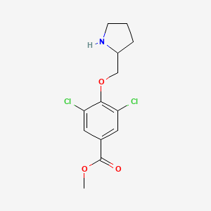 Methyl 3,5-dichloro-4-(2-pyrrolidinyl)methoxybenzoate