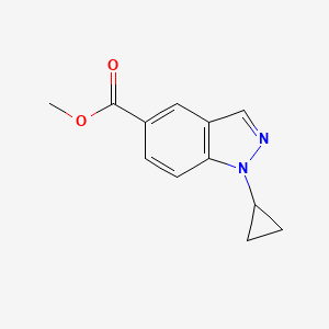 Methyl 1-cyclopropyl-1H-indazole-5-carboxylate