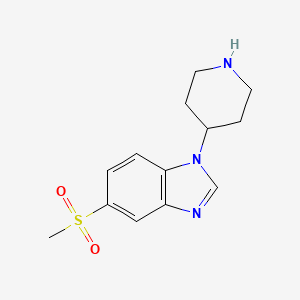 5-(methylsulfonyl)-1-piperidin-4-yl-1H-benzimidazole