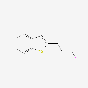 molecular formula C11H11IS B8420753 2-(3-Iodo-propyl)-benzo[b]thiophene 