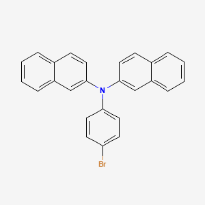 molecular formula C26H18BrN B8420966 N-(4-Bromophenyl)-N-2-naphthalenyl-2-naphthalenamine 