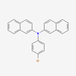 (4-Bromophenyl)dinaphthalene-2-ylamine