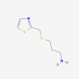 3-[(Thiazol-2-yl)methylthio]propylamine