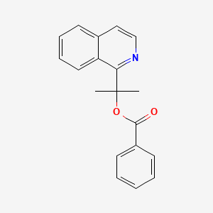 molecular formula C19H17NO2 B8421030 1-(1-Benzoyloxy-1-methylethyl)-isoquinoline 