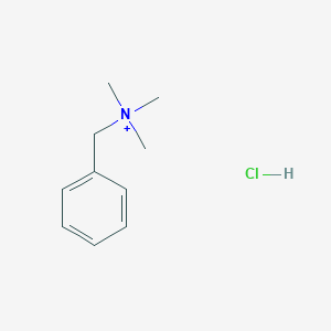 molecular formula C10H17ClN+ B8421196 Benzyltrimethylammonium hydrochloride 