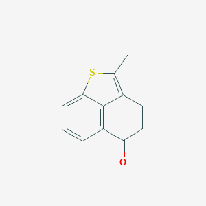 molecular formula C12H10OS B084213 5H-Naphtho[1,8-bc]thiophen-5-one, 3,4-dihydro-2-methyl- CAS No. 10243-18-2