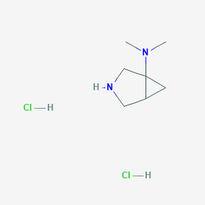 molecular formula C7H16Cl2N2 B8421609 n,n-Dimethyl-3-azabicyclo[3.1.0]hexan-1-aminedihydrochloride 