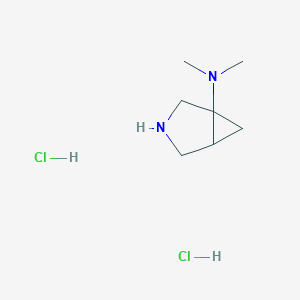n,n-Dimethyl-3-azabicyclo[3.1.0]hexan-1-aminedihydrochloride