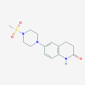 6-(4-Methanesulfonyl-1-piperazinyl)-3,4-dihydrocarbostyril