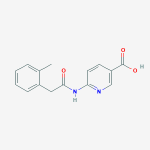 6-[(2-Methylbenzeneacetyl)amino]pyridine-3-carboxylic acid