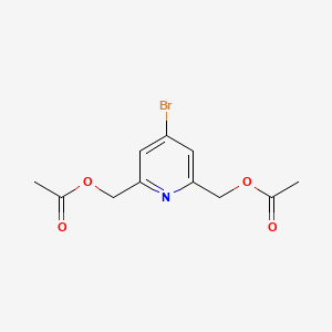 4-Bromo-2,6-di(acetoxymethyl)pyridine