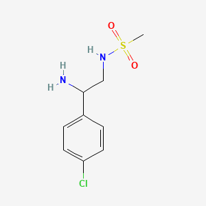 N-(2-amino-2-(4-chlorophenyl)ethyl)methanesulfonamide