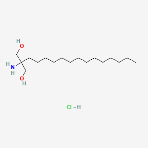 molecular formula C17H38ClNO2 B8421675 2-Amino-2-tetradecyl-1,3-propanediol hydrochloride 