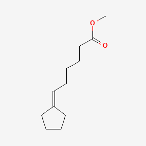 molecular formula C12H20O2 B8421684 6-Cyclopentylidene-hexanoic acid methyl ester 