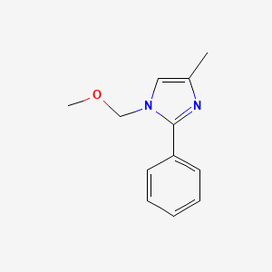 molecular formula C12H14N2O B8421701 3-methoxymethyl-5-methyl-2-phenyl-3H-imidazole 
