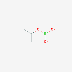 molecular formula C3H7BO3-2 B8421710 Isopropylborate CAS No. 67417-43-0