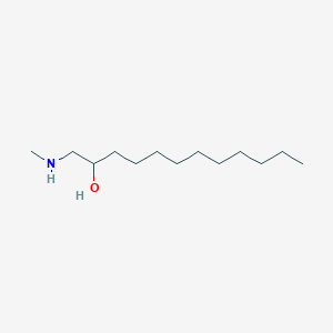 molecular formula C13H29NO B8421726 N-methyl-N-(2-hydroxydodecyl) amine 