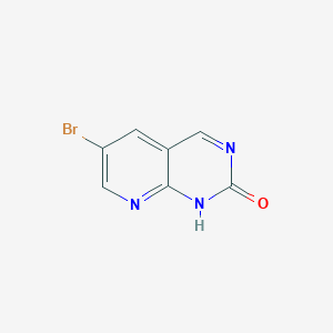molecular formula C7H4BrN3O B8421740 6-Bromopyrido[2,3-d]pyrimidin-2-ol 