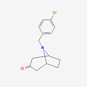 8-(4-Bromobenzyl)-8-aza-bicyclo[3.2.1]octan-3-one