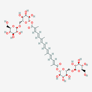 molecular formula C44H64O24 B084218 藏红花素 CAS No. 11012-59-2