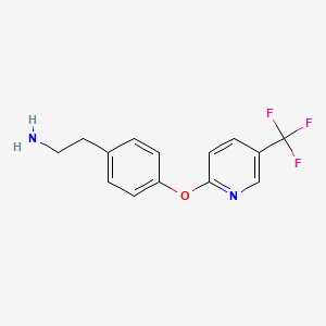 2-(4-(5-Trifluoromethyl-2-pyridinyloxy)phenyl)ethylamine