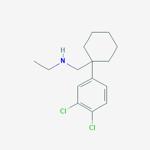 N-((1-(3,4-dichlorophenyl)cyclohexyl)methyl)ethanamine