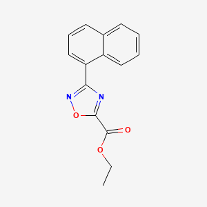 5-Ethoxycarbonyl-3-alpha-naphthyl-1,2,4-oxadiazole
