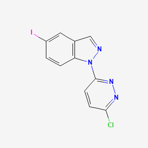 1-(6-Chloro-pyridazin-3-yl)-5-iodo-1H-indazole