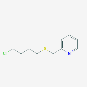 Pyrid-2-ylmethyl 4-chlorobutyl sulphide