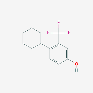 4-Cyclohexyl-3-trifluoromethyl-phenol