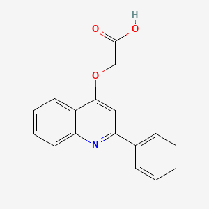 (2-Phenyl-4-quinolyl)oxyacetic acid