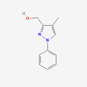 (4-Methyl-1-phenyl-1H-pyrazol-3-yl)methanol