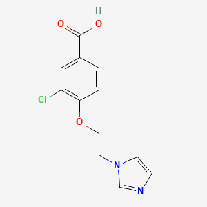 1-[2-(4-Carboxy-2-chlorophenoxy)ethyl]imidazole
