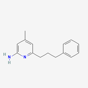 2-Amino-4-methyl-6-(3-phenylpropyl)pyridine