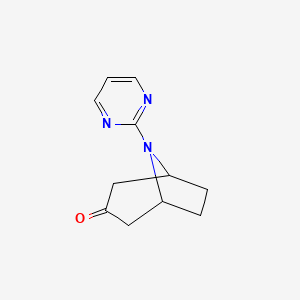 8-Pyrimidin-2-yl-8-aza-bicyclo[3.2.1]octan-3-one