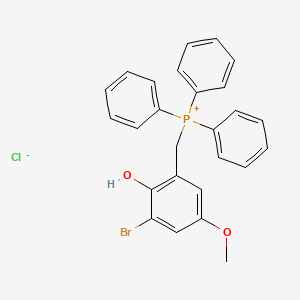 (3-Bromo-2-hydroxy-5-methoxybenzyl)triphenylphosphonium chloride