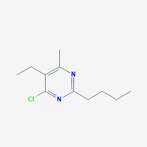 2-n-Butyl-4-chloro-5-ethyl-6-methylpyrimidine