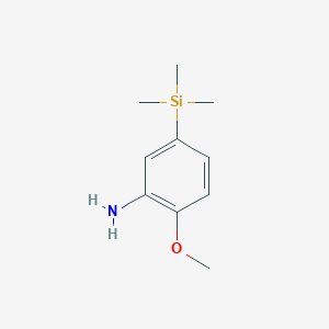 2-Methoxy-5-trimethylsilanyl-phenylamine