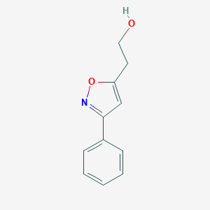 molecular formula C11H11NO2 B084223 2-(3-Phenylisoxazol-5-yl)ethanol CAS No. 14776-02-4