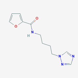 N-[4-(1H-1,2,4-Triazol-1-yl)butyl]-2-furancarboxamide