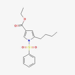 Ethyl 5-butyl-1-(phenylsulfonyl)-1H-pyrrole-3-carboxylate
