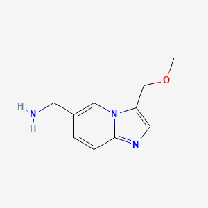 (3-(Methoxymethyl)imidazo[1,2-a]pyridin-6-yl)methanamine