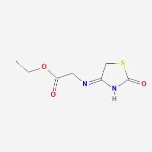 ethyl N-(2-oxo-2,5-dihydro-1,3-thiazol-4-yl)glycinate