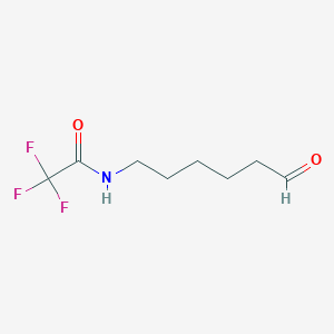 molecular formula C8H12F3NO2 B8422499 6-Trifluroacetamido-1-hexanal 