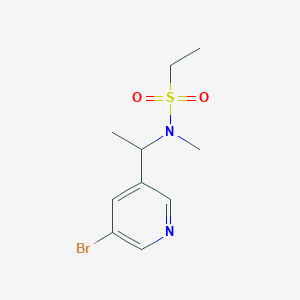 (rac)-N-(1-(5-bromopyridin-3-yl)ethyl)-N-methylethanesulfonamide