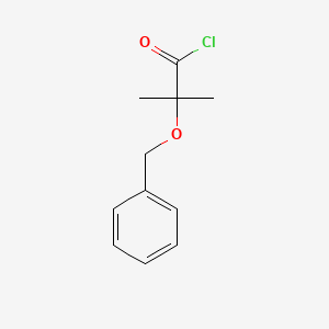 2-Benzyloxy-2-methyl-propionyl chloride